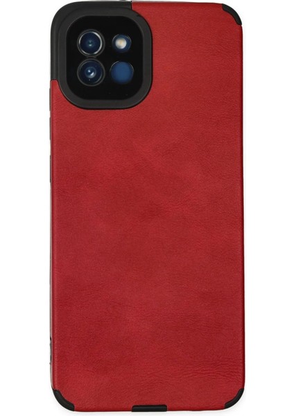 Samsung Galaxy A03 Kılıf Loop Deri Silikon - Kırmızı