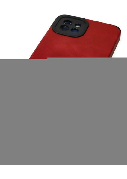 Samsung Galaxy A03 Kılıf Loop Deri Silikon - Kırmızı indirimleri