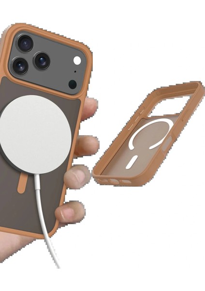 Apple iPhone 17 Pro Max Jota Magsafe Kapak - Çöl Titanyum fırsatları