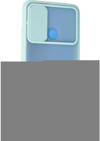 Xiaomi Redmi 9c Kılıf Palm Buzlu Kamera Sürgülü Silikon - Turkuaz modelleri