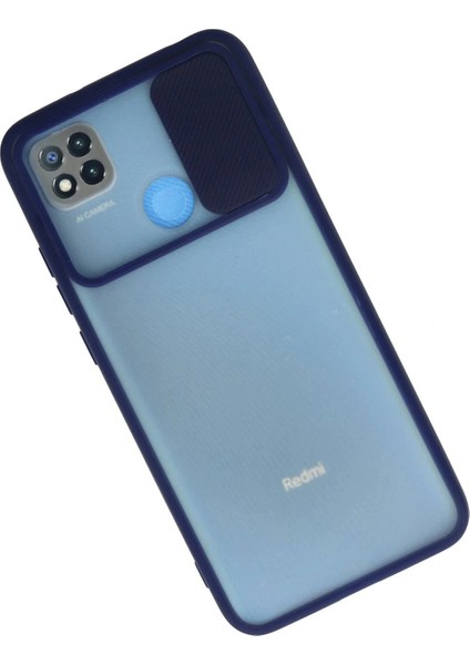 Xiaomi Redmi 9c Kılıf Palm Buzlu Kamera Sürgülü Silikon - Lacivert fiyatları