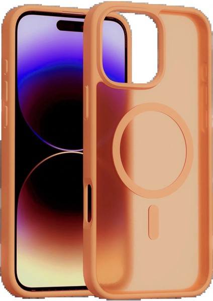 iPhone 16 Pro Max Jota Magsafe Kapak - Turuncu