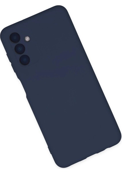Samsung Galaxy A04S Kılıf Nano Içi Kadife Silikon - Lacivert modelleri