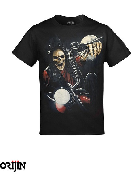 Tshirt Skull Motobiker - Xl
