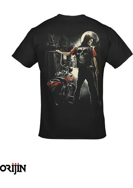 Tshirt Skull Motobiker - Xl modelleri