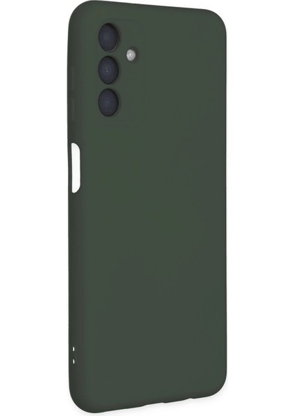 Samsung Galaxy A04S Kılıf Nano Içi Kadife Silikon - Koyu Yeşil fiyatları