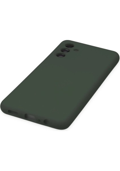 Samsung Galaxy A04S Kılıf Nano Içi Kadife Silikon - Koyu Yeşil indirimleri
