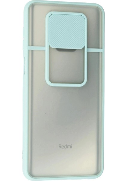 Xiaomi Redmi Note 9 Pro Kılıf Palm Buzlu Kamera Sürgülü Silikon - Turkuaz modelleri