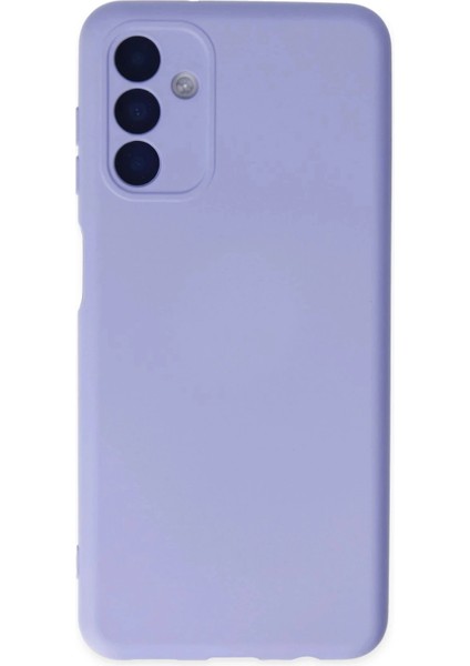 Samsung Galaxy A04S Kılıf Nano Içi Kadife Silikon - Lila