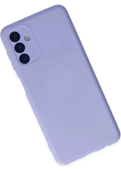 Samsung Galaxy A04S Kılıf Nano Içi Kadife Silikon - Lila modelleri
