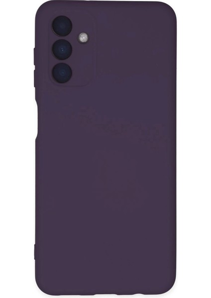 Samsung Galaxy A04S Kılıf Nano Içi Kadife Silikon - Mor