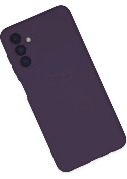 Samsung Galaxy A04S Kılıf Nano Içi Kadife Silikon - Mor modelleri
