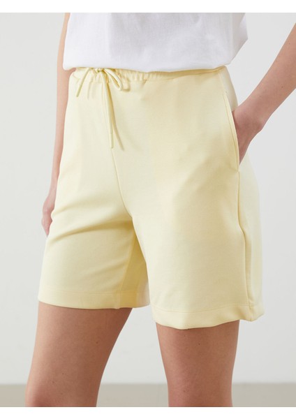 Yeni Sezon Beli Lastikli Kadın Şort modelleri