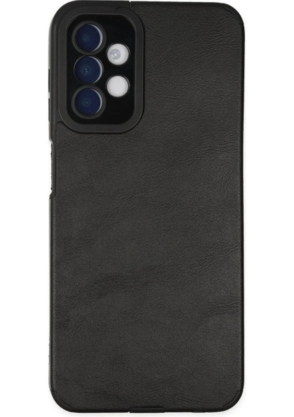 Samsung Galaxy A04S Kılıf Loop Deri Silikon - Siyah