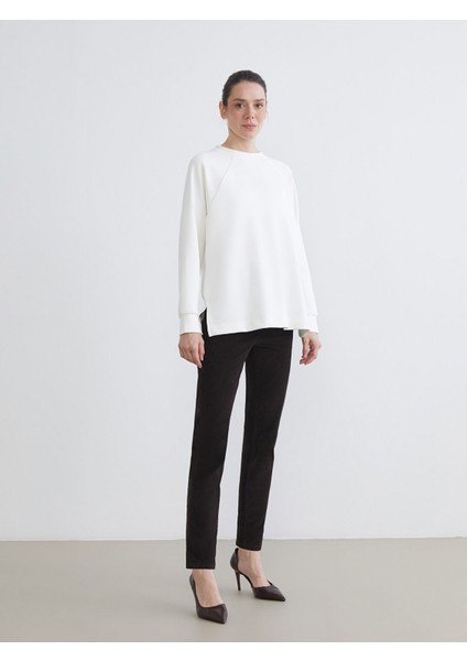 Yeni Sezon Dar Fit Kadife Kadın Pantolon