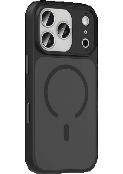 Apple iPhone 17 Pro Max Megane Magsafe Kapak - Siyah modelleri