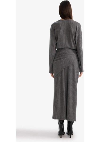 A Kesim Normal Bel Fitilli Kaşkorse Midi Etek fırsatları