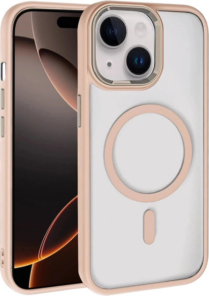 Apple iPhone 14 Terea Magsafe Kapak - Gold