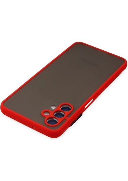 Samsung Galaxy A04S Kılıf Montreal Silikon Kapak - Kırmızı fırsatları