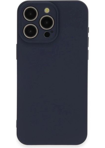 iPhone 15 Pro Max Kılıf Nano Içi Kadife Silikon - Lacivert fiyatları