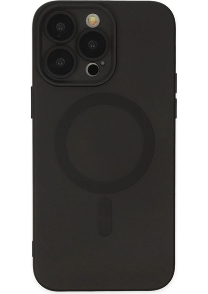iPhone 13 Pro Kılıf Moshi Lens Magneticsafe Silikon - Siyah