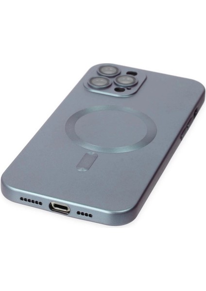 iPhone 12 Pro Max Kılıf Moshi Lens Magneticsafe Silikon - Sierra Blue indirimleri
