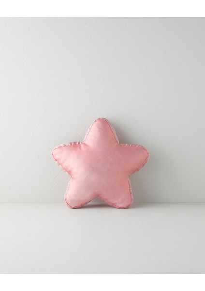 Star Dekoratif Kırlent Pudra