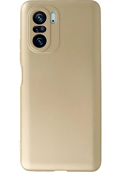 Xiaomi Poco F3 Kılıf First Silikon - Gold