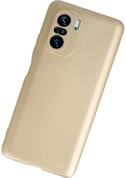 Xiaomi Poco F3 Kılıf First Silikon - Gold modelleri