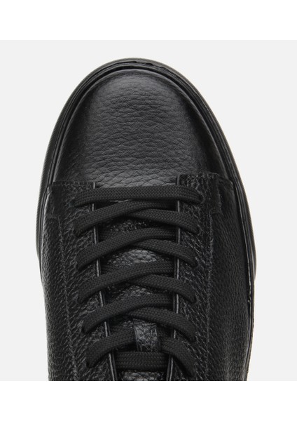 02AYH317560A100 ERKEK Deri Siyah Içi Kürklü Düz Günlük Ayakkabı indirimleri