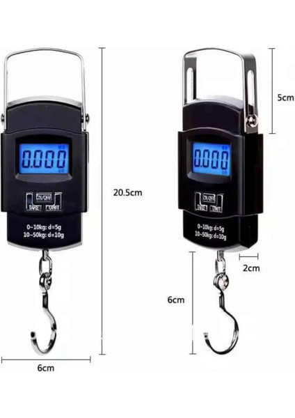 El Kantarı Dijital El Terazisi 50 kg Kapasiteli LCD Ekranlı indirimleri