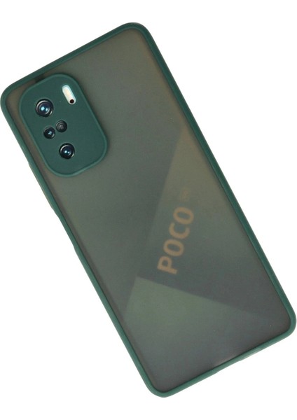 Xiaomi Poco F3 Kılıf Montreal Silikon Kapak - Yeşil modelleri