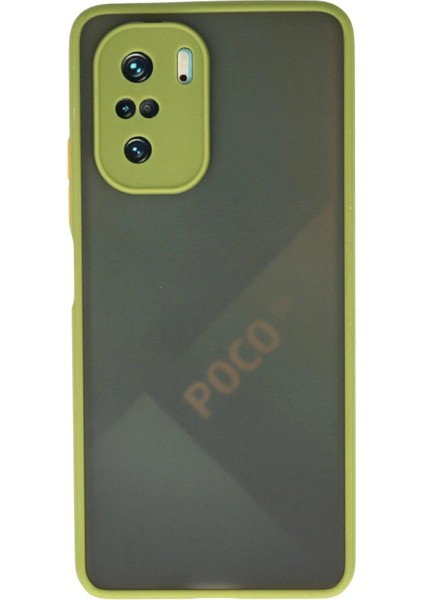 Xiaomi Poco F3 Kılıf Montreal Silikon Kapak - Açık Yeşil