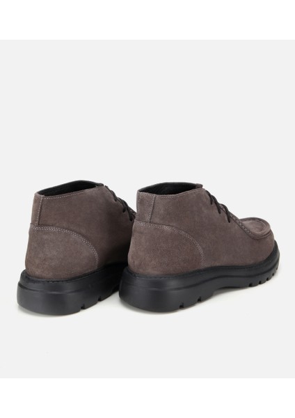 02BOH311930A250 ERKEK Süet Deri Gri Dikiş Detaylı Chelsea Bot fırsatları