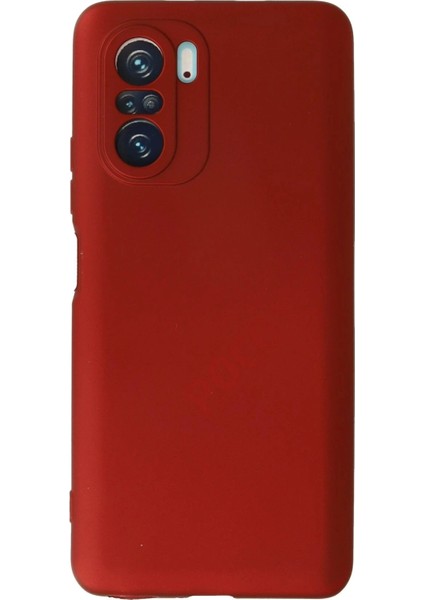 Xiaomi Poco F3 Kılıf First Silikon - Kırmızı
