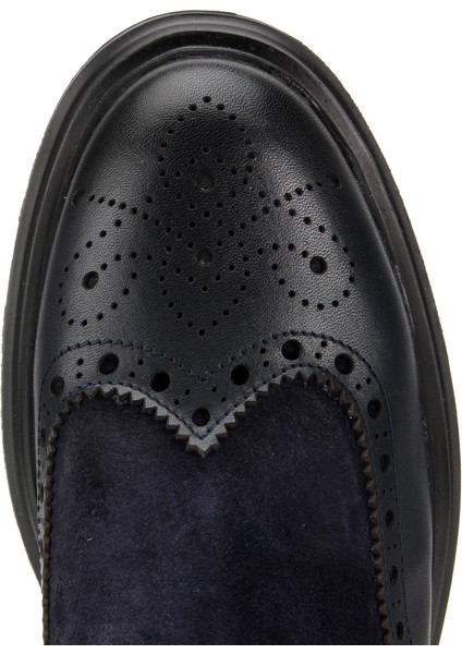 02BOH311910A680 ERKEK Süet Deri Lacivert Lastik Detaylı Işlemeli Chelsea Bot indirimleri