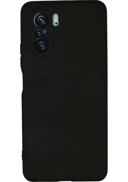 Xiaomi Poco F3 Kılıf Nano Içi Kadife Silikon - Siyah