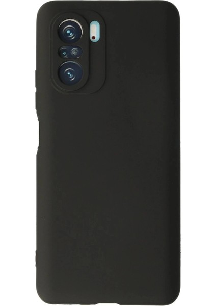 Xiaomi Poco F3 Kılıf First Silikon - Siyah