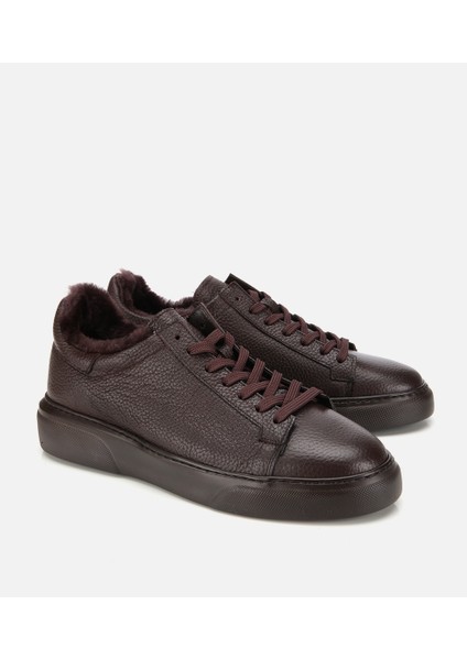 02AYH317560A480 ERKEK Deri Kahverengi Içi Kürklü Düz Günlük Ayakkabı fiyatları