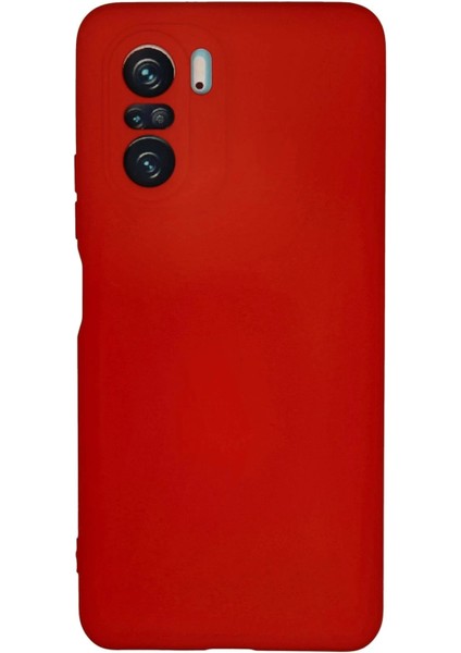 Xiaomi Poco F3 Kılıf Nano Içi Kadife Silikon - Kırmızı