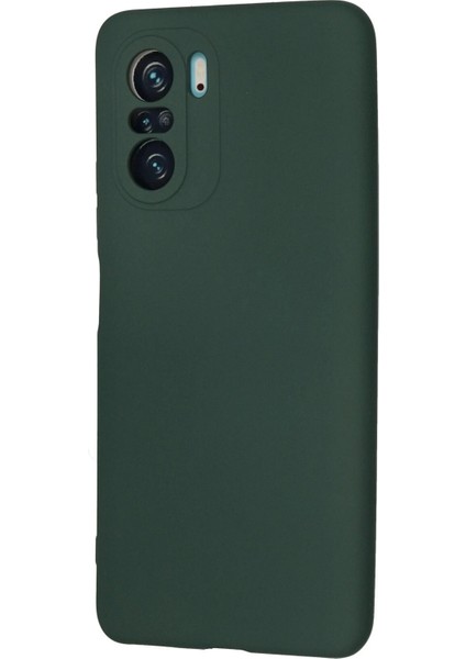 Xiaomi Poco F3 Kılıf Nano Içi Kadife Silikon - Koyu Yeşil fiyatları