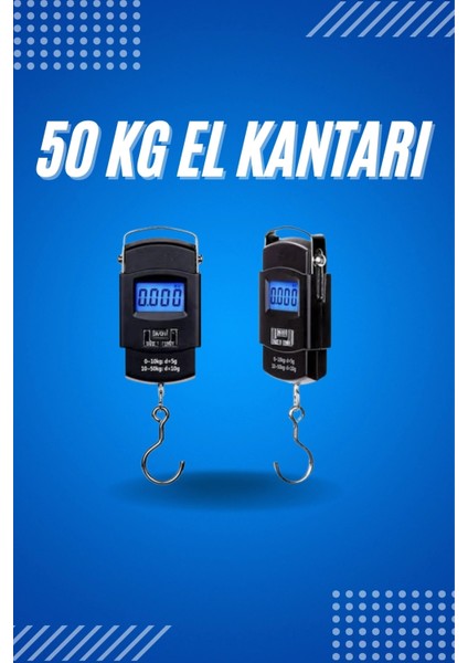 50 kg Dijital El Terazisi Cep Tartısı El Kantarı Terazi