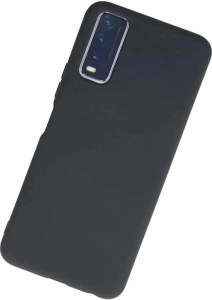 Vivo Y11S Kılıf Nano Içi Kadife Silikon - Gri modelleri