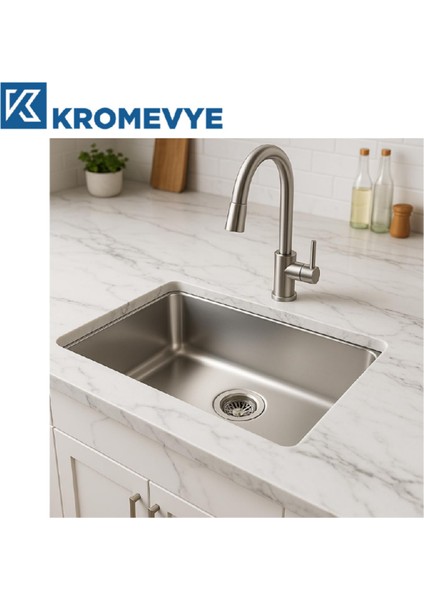 Elıxır EX-010 40X50 Paslanmaz Çelik Mutfak Evyesi