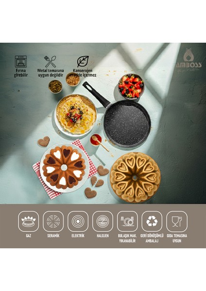 Sweet 2 Parça Krep Tava & Kek Kalıbı fiyatları