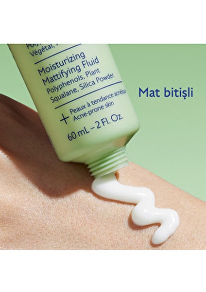 Vinopure Matlaştırıcı Nemlendirici Sıvı Krem 60 ml Yağlı Ciltler İçin