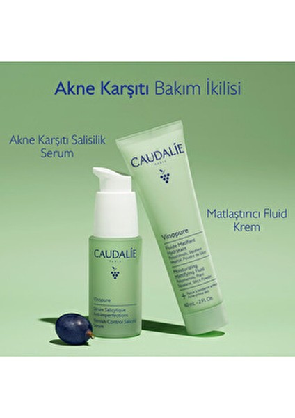 Vinopure Matlaştırıcı Nemlendirici Sıvı Krem 60 ml Yağlı Ciltler İçin