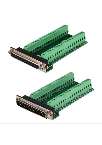 2pcs DB37 Erkek Kadın Breakout Pano Konnektörü, RS232 D-Sub Seri 37 Pin Port Terminali Lehderfree Adaptör (Yurt Dışından)