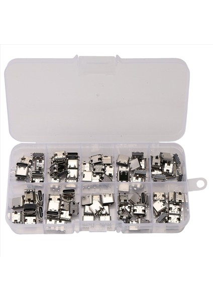 100PCS/LOT 10MODEL Type-C Type-C USB Şarj Dock Connectors Mix 6pin ve 16PIN Telefon ve Dijital Ürün Onarım Kitleri Için Kullanım (Yurt Dışından) modelleri