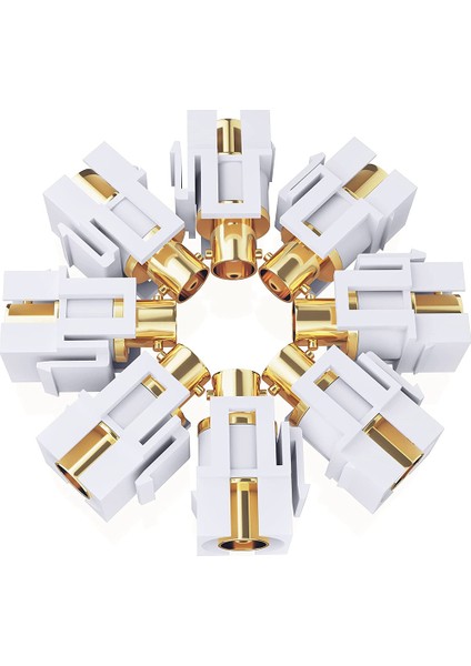 10 Paket Bnc Keystone Jack Bnc Kabloları Için Duvar Jakı, Bnc Ek, F/f Sdı Keystone Kablo Jakı Tv Jakı ile (Yurt Dışından) modelleri